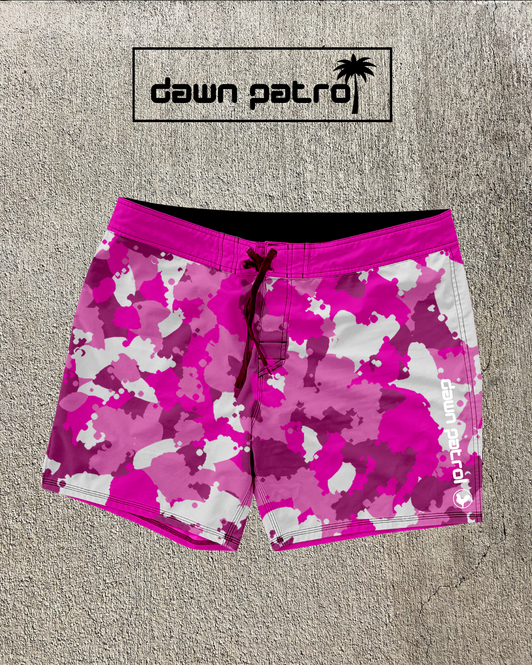 Classic PINK CAMO dawn patrol shorts