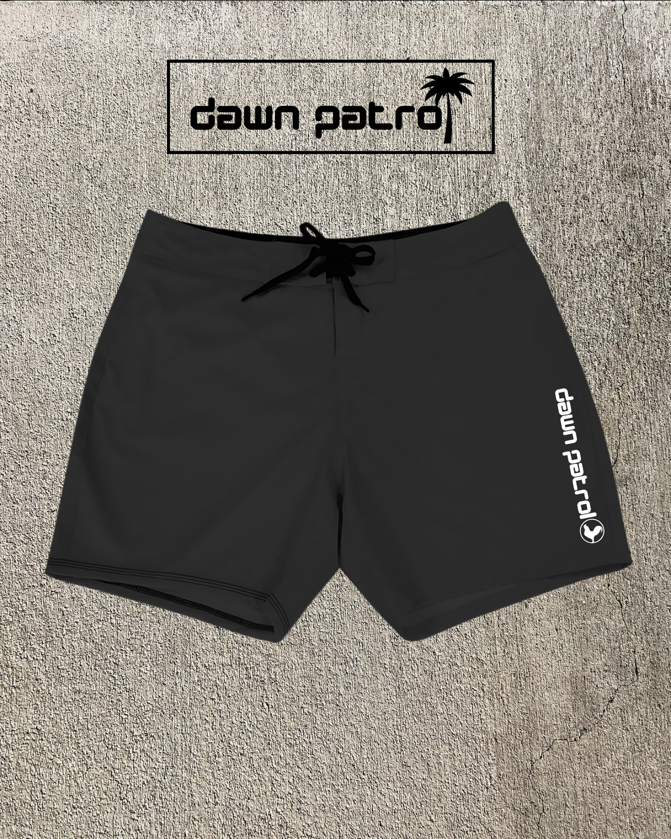 BLACK dawn patrol shorts
