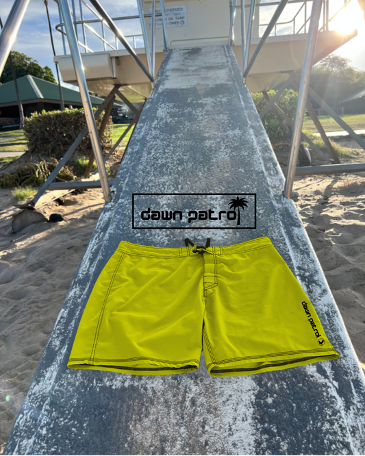 Classic YELLOW dawn patrol shorts