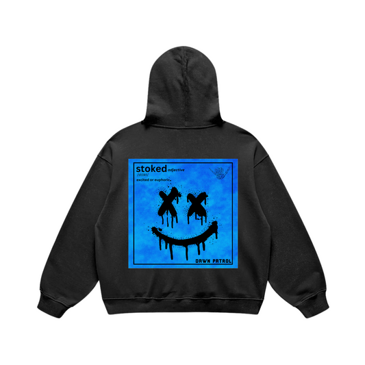 [BLUE] Stoked Oversized Hoodie