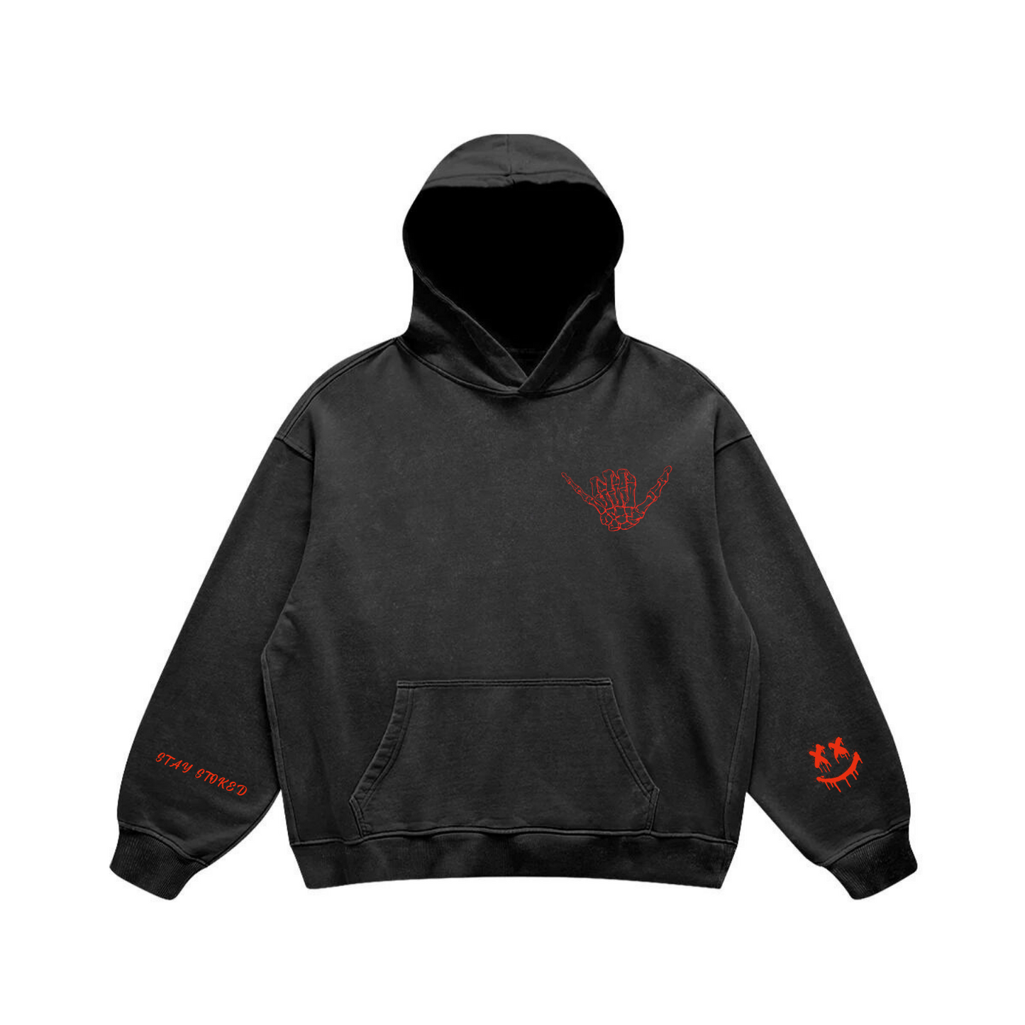 [RED] Stoked Oversized Hoodie