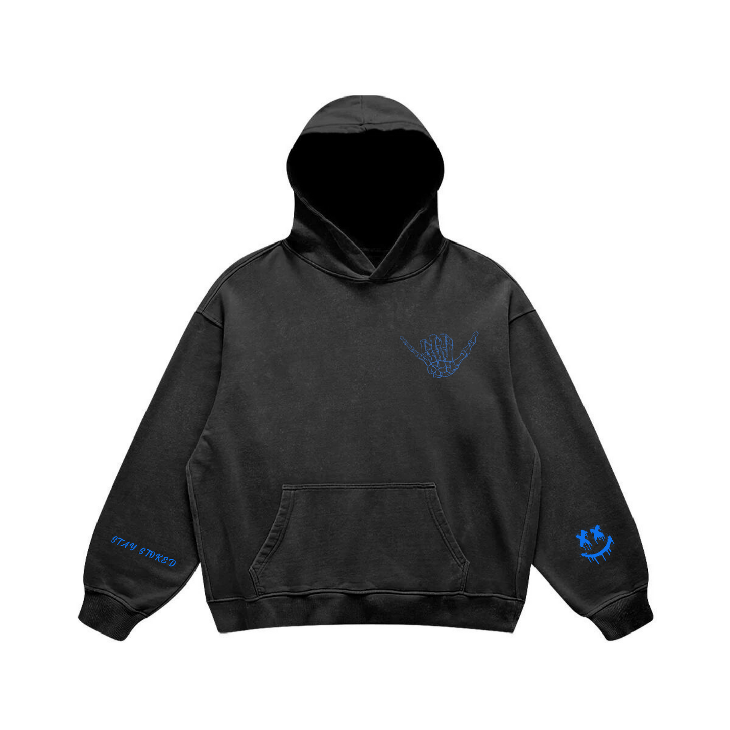 [BLUE] Stoked Oversized Hoodie