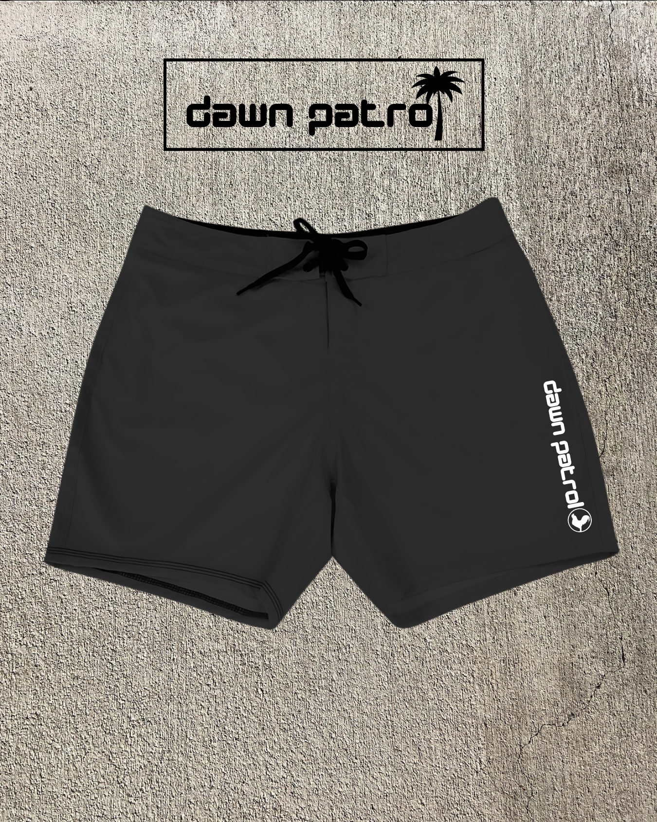 Classic BLACK dawn patrol shorts