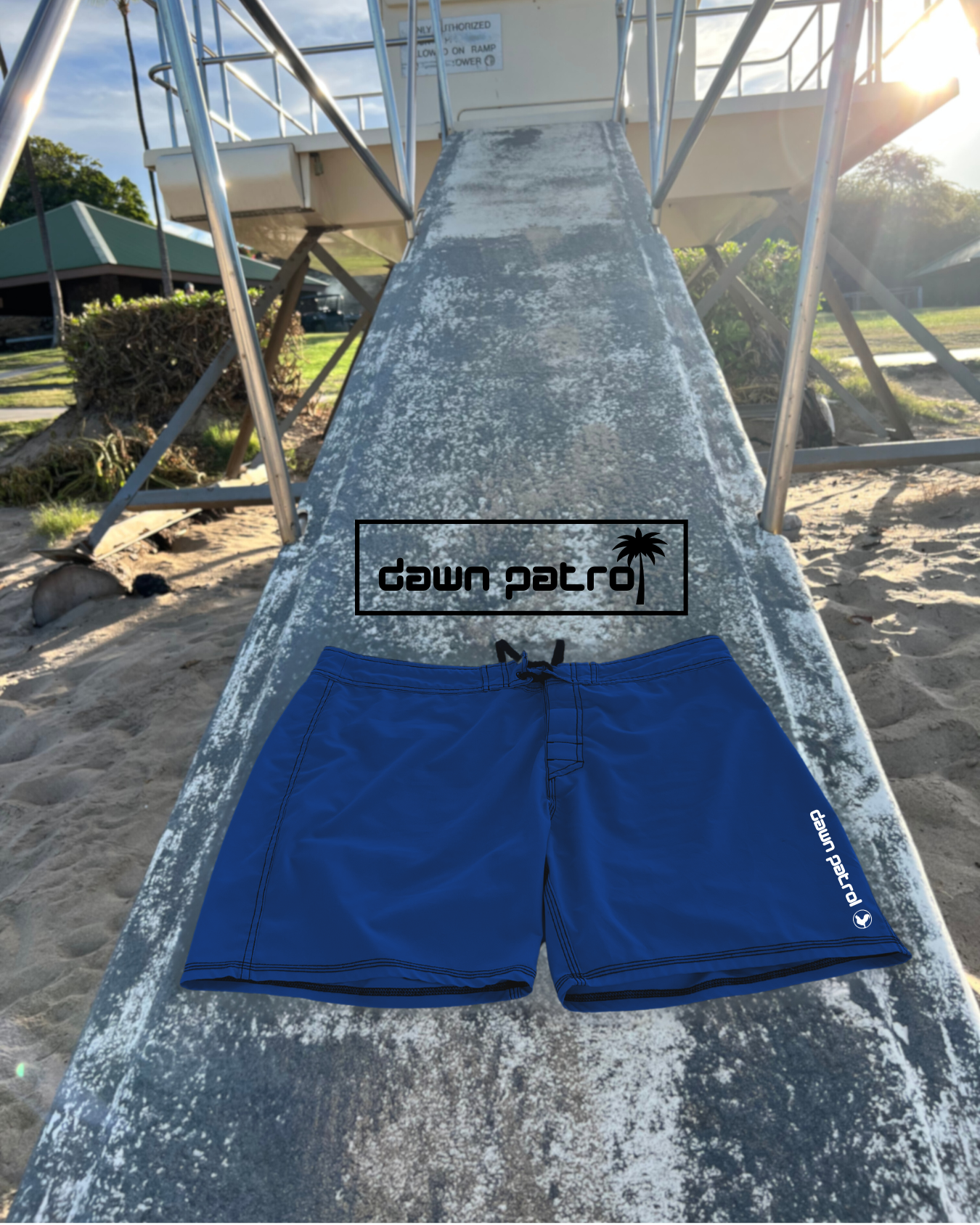 Classic BLUE dawn patrol shorts